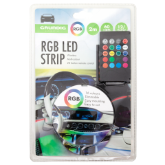 Taśma led z pilotem zdalnego sterowania Grundig 2 metry 60 lampek LED