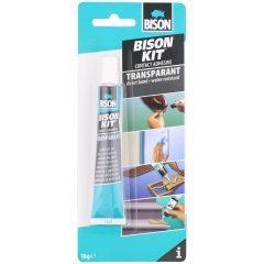 Kit klej kontaktowy Bison 18 gramów przezroczysty