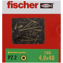 śruby Fischer 4,0x40 mm l 100 sztuk