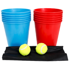 Wielki ping-pong z wiadrami 15 elementów