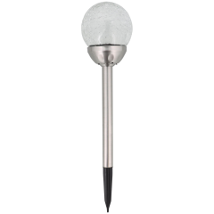 Ogrodowa lampa solarna 11x45 cm kula wbijana