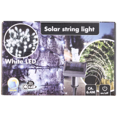 Solarny sznur oświetleniowy 50 lampek LED 6.4 m różne warianty