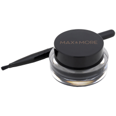 Żelowy eyeliner Max & More Z pędzlem