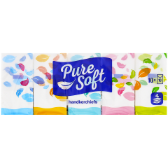 Chusteczki higieniczne Pure Soft 10x10 sztuk