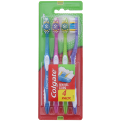Szczoteczki do zębów Colgate Premier Clean, 4 sztuki średnie