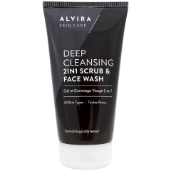 Peeling i preparat do mycia twarzy 2-w-1 Alvira 150 ml