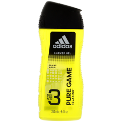Żel pod prysznic 3 w 1 Adidas Pure Game, 250 ml