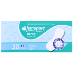 Wkładki higieniczne Femapure Ultra, 30 sztuk normalne
