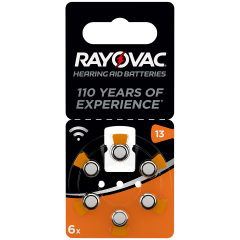 Baterie do aparatu słuchowego Rayovac A13 6 sztuk