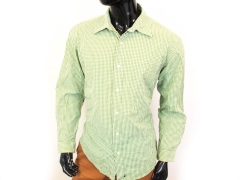 D GAP Mens Shirt Tailored Checks Green size L