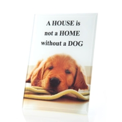 Ceramiczna Ramka Na Zdjęcie PIES 12X18 BIAŁA