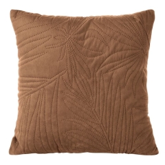 Poszewka 40x40 VELVET WELUR CEGLANA