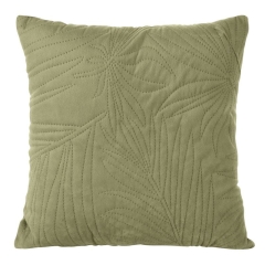 Poszewka 40x40 VELVET WELUR JASNOZIELONA