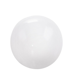 CERAMICZNA KULA OZDOBNA FIGURKA GŁADKA 9CM BIAŁA