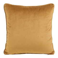 POSZEWKA WYTŁACZANA WELUR VELVET 40 X 40 CM ZŁOTA