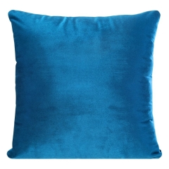 GŁADKA POSZEWKA WELUR VELVET 40X40 CM GRANATOWA