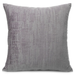 MIĘKKA POSZEWKA WELUROWA VELVET 40X40CM JASNOSZARA