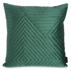 POSZEWKA ROMBY WELUR PIKOWANY 45X45 CM ZIELONA