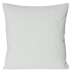POSZEWKA PIKOWANA WELUR VELVET 40 X 40 CM BIAŁA