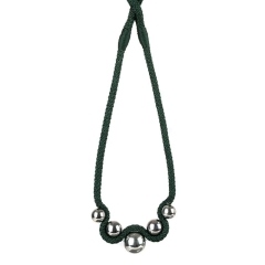 SZNUR UPINACZ DO ZASŁON CHWOST 76X16 CM TURKUSOWY