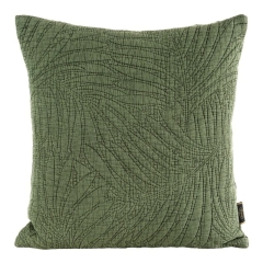 POSZEWKA PIKOWANA PALMY MIKROFIBRA 45 X 45 ZIELONA