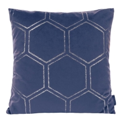 POSZEWKA PLASTRY MIODU WELUR VELVET 45X45CM GRANAT