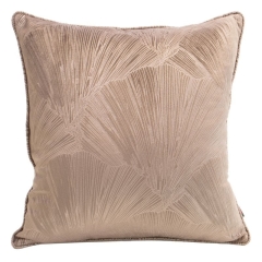 POSZEWKA W LIŚCIE WELUR VELVET 440 X 40 CM BEŻOWA