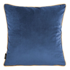 POSZEWKA WELUR VELVET 45X45 CM GRANATOWA