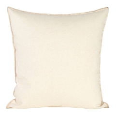 POSZEWKA BAWEŁNA LEN 45X45 CM KREMOWA