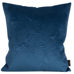 POSZEWKA WYTŁACZANA VELVET WELUR 45X45 GRANATOWA