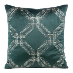 POSZEWKA WELUR VELVET SYMETRYCZNA 45X45 MIĘTOWA