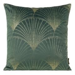 POSZEWKA WELUR VELVET WZÓR 45X45 CM MIĘTOWA