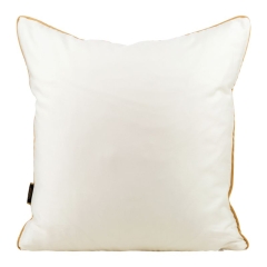 POSZEWKA WELUR VELVET LAMÓWKA 45X45 CM KREMOWA