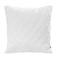 POSZEWKA PIKOWANA WELUR VELVET 45X45 CM BIAŁA