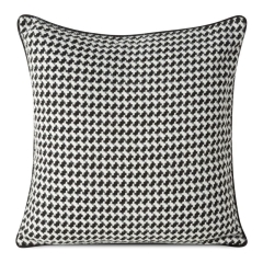 Poszewka dekoracyjna PEPITA 45x45 CZARNA