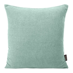 Poszewka 45x45 MIĘKKA z szenilowej tkaniny MIĘTOWA
