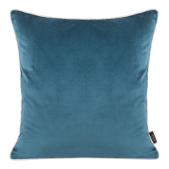 POSZEWKA WELUROWA VELVET 45X45 CM NIEBIESKA