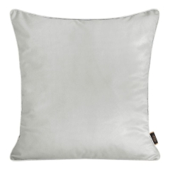 POSZEWKA WELUROWA VELVET 45X45 CM SREBRNA
