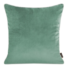 POSZEWKA WELUROWA VELVET 45X45 CM TURKUSOWA