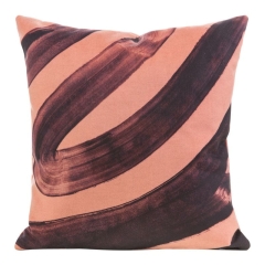POSZEWKA WELUR VELVET 45X45 CM R?OWA Z NADRUKIEM