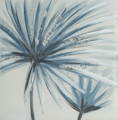 OBRAZ 229B 40X40 CM BIAŁY malowany ręcznie