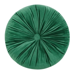 POSZEWKA WELUR VELVET OKRĄGŁA 40 CM CIEMNOZIELONA