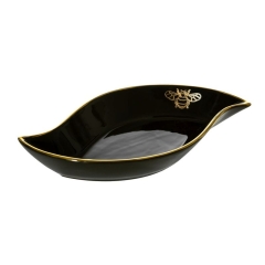 PATERA TACA MISA TALERZ NACZYNIE 31X17CM CZARNA