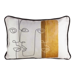 POSZEWKA WELUR VELVET 45X30 MIODOWA W STYLU ETNO