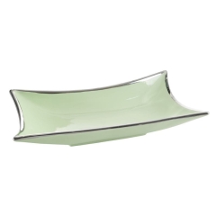 PATERA DEKORACYJNA 41X22X8 CM MIĘTOWY