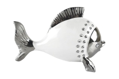 FIGURKA ryba rybka SREBRNa BIAŁA EUROFIRANY
