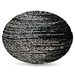 TACA PATERA NACZYNIE OZDOBNE 28X2 CM CZARNA