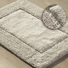 DYWANIK DEKORACYJNY BAWEŁNIANY GLAMOUR 60x90 BEŻ