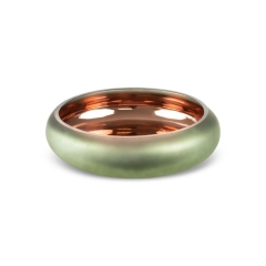 SZKLANA MISA OZDOBNA MISKA 22X8 CM ZIELONA