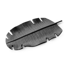 PATERA DEKORACYJNA TALERZ OZDOBNY 35X25X4CM CZARNA